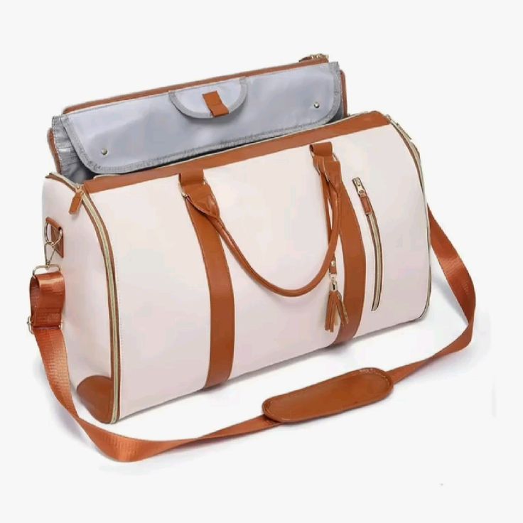 2-in-1 Convertible Garment Duffle Bag with Shoe Pouch - Weekender Travel Bag
